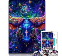 Taurus Goddess Puzzles for Adults Teens 1000 Pieces,Challenging To Complete But Fun And Humorous with Matching Poster And Trivia Sheet (38x26cm)
