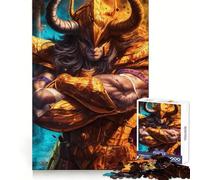 Taurus Gold Saint Jigsaw Puzzles for Adults 1000 Piece Memory Boost Cozy Time Pattern Assembly Santa Wish List (50x75cm)