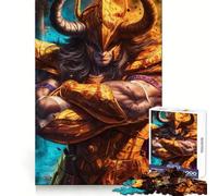 Taurus Gold Saint Jigsaw Puzzles for Adults1000 Pieces Think Smart Toy Family Bond Accurate Cut Seasonal Gift (38x52cm)