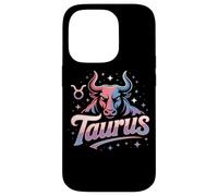 Taurus Horoscope Bull Cosmic Star Zodiac Case for iPhone 14 Pro