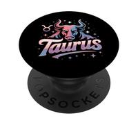 Taurus Horoscope Bull Cosmic Star Zodiac PopSockets Adhesive PopGrip