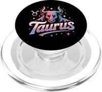 Taurus Horoscope Bull Cosmic Star Zodiac PopSockets PopGrip for MagSafe