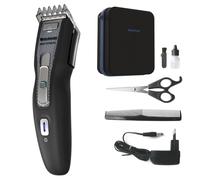Taurus - Nixus Titanium Hair Clipper | 8000 RPM | Titanium Blades | Safe Cut Button | with/Without Cable | 60 Min Autonomy | Adjustable Guide Comb 1-18mm | Quick Charge 1.5h | Case and Accessories