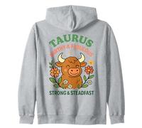 Taurus Sign Of Zodiac Cute For Kids Zip Hoodie