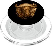 Taurus Steampunk Zodiac Bull Gear PopSockets PopGrip for MagSafe