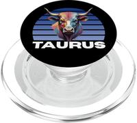 Taurus The Bull Horoscope, Astrology Taurus, Multicolor Bull PopSockets PopGrip for MagSafe