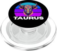 Taurus The Bull Horoscope, Astrology Taurus, Multicolor Bull PopSockets PopGrip for MagSafe