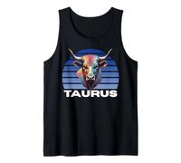 Taurus The Bull Horoscope, Astrology Taurus, Multicolor Bull Tank Top