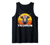 Taurus The Bull Horoscope, Astrology Taurus, Multicolor Bull Tank Top