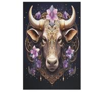 Taurus Wooden Jigsaw Puzzles 1000 Pieces Family Activity Puzzle Educational Games for Adults And Kids Age 12 Years Up (78×53cm)