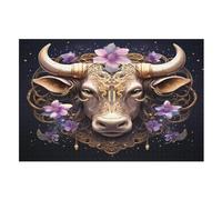 Taurus Wooden Jigsaw Puzzles for Adults 1000 Pieces Jigsaw Puzzle For Kids Age 12 Educational Game Toys （75×50cm）