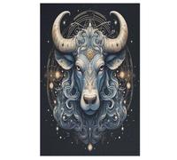 Taurus Wooden Jigsaws Puzzles for Adults 1000 Jigsaw Puzzle, Decompressing Intellectual Educational Toy for Kids 78×53cm