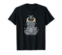 Taurus Zen Cat Astrology T-Shirt