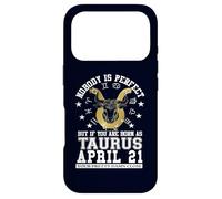 Taurus Zodiac April 21 Funny Astrology Women Men Birthday Case for iPhone 17 Pro