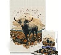 Taurus Zodiac Constellation Jigsaw Puzzle for Teenagers 1000 Pieces Enhance Recall Quiet Fun Exact Edge Artistic Gift (50x75cm)