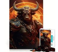 Taurus Zodiac Sign 1000 Piece Jigsaw Puzzles for Adults Brain Tease Toy Relax Time Perfect Cut Memorable Gift (50x75cm)