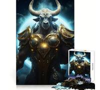 Taurus Zodiac Sign 1000 Teenager Pieces Jigsaw Puzzle Mind Exercise Toy Bonding Time Precision Cut Art Collection Piece (50x75cm)