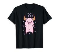 Taurus Zodiac Sign as a Piggy Horoscope Value Graphic T-Shirt