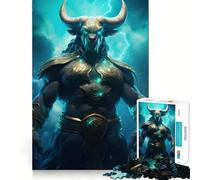 Taurus Zodiac Sign for Adults 1000 Piece Jigsaw Puzzle Pure Logic Toy Peaceful Time Sharp Cut Heartfelt Gift (50x75cm)