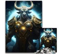 Taurus Zodiac Sign Jigsaw Puzzles for Adults 1000 Piece Paper Jigsaw for Birthdays Holidays Best for Christmas 1000 PCS(38x26cm)