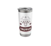 Taurus Zodiac Sign Stainless Steel Insulated Tumbler