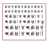 Taurus Zodiac Star Sign Collection (Taurus Nail Art Decals)