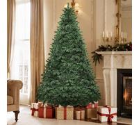 TAUS Artificial Christmas Tree 6ft Realistic Christmas Pine Tree with 880 Tips, Foldable Metal Stand & Metal Frame, Easy Assembly Pops-Up Christmas Tree for Home Party, 182 x Φ115cm