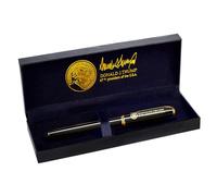 TAUXBLO Trump Pen 2024 Trump Merchandise Black Lacquer Rollerball Pen Stunning Luxury Pen With 24k Gold Finish Fancy Pens Executive Office Writing Pens