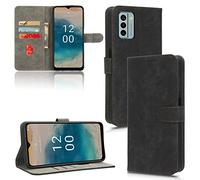 TAUYN Flip Folio Case for Nokia G22, RFID Blocking Function, Premium PU/TPU Leather Wallet Phone Cover with Magnetic Kickstand - Black