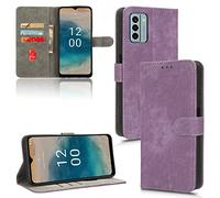 TAUYN Flip Folio Case for Nokia G22, RFID Blocking Function, Premium PU/TPU Leather Wallet Phone Cover with Magnetic Kickstand - Purple