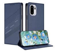 TAUYN Leather Magnetic Folio Case for Oneplus 15R Dark Blue | Premium PU/TPU Leather Shockproof Wallet Cover, with Kickstand & Card Slot. Dark Blue