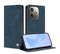 TAUYN Leather Magnetic Folio Case for OPPO A5 Pro 5G/4G, Full Protection Premium PU/TPU Leather Flip Shockproof Wallet Cover, Slim & Convenient with Kickstand & Card Slot. Dark blue