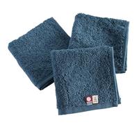 TAVARAT] Just the right handkerchief Men's 100% cotton High water absorption 9.06×9.06in individual packaging Tps-152, Navy, free