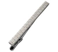 [TAVARAT] Printed Tie Clip for men Tie bar Tie pin Made in Japan Cat Sakura Crocodile Cherry Blossoms Tps-196, Crocodile Texture, One size