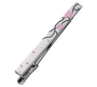 [TAVARAT] Printed Tie Clip for men Tie bar Tie pin Made in Japan Cat Sakura Crocodile Cherry Blossoms Tps-196, Dancing Cherry Blossoms, One size