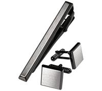 [TAVARAT] Tie Clip Tie Clips for Men Black Silver Light Gold Tie Bar Tie Pin Tps-163, One Size, Non-Precious Metal, No Gemstone
