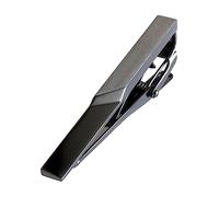 [TAVARAT] Tie Clip Tie Clips for Men Black Silver Tie Bar Tie Pin Tps-055, One Size, Brass, No Gemstone