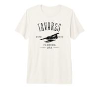 Tavares Florida USA Classic Distressed Style Seaplane Design Premium T-Shirt