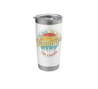 Tavares Man Myth Legend Men Personalized Name Stainless Steel Insulated Tumbler