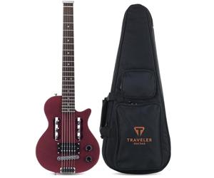 Taveler Guitar EG-1 Studio (Satin Red) w/Deluxe Gig Bag