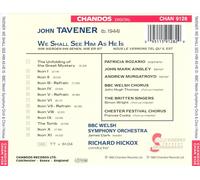 TAVENER: WE SHALL SEE HIM AS HE IS NEW CD