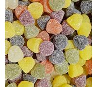 Taveners Retro Fruit Flavour Pick & Mix Sweets In Silver Foil Gift Pouch (American Hard Gums, 500g)