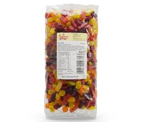 Taveners Wine Gums 3kg Bulk Bag - Traditional Fruit Flavour Sweets | Chewy Retro Confectionery for Sharing, Party Bags and Candy Buffets