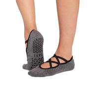 TAVI Luanna Women's Grip Socks | Great For Yoga, Pilates, Ballet, Barre, Gym Workouts | Supportive Arch Control | Machine Washable (UK, Alpha, S, Regular, Regular, Anchor)
