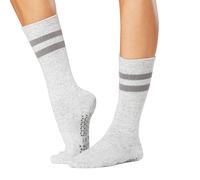 Tavi Noir Women's Kai Gripped Socks in Light Grey | Size: Medium Tavi Noir Light Grey M