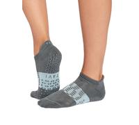TAVI Savvy Non-Slip Grip Socks for Women | Yoga, Pilates, Barre, Gym Workouts (UK, Alpha, M, Regular, Regular, Marina)