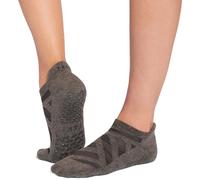 TAVI Savvy Non-Slip Grip Socks for Women | Yoga, Pilates, Barre, Gym Workouts (UK, Alpha, S, Regular, Regular, Espresso)