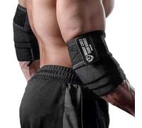 TAVIEW Elbow Wraps for Weightlifting (1 Pair), 48" Elastic Elbow Support & Compression Powerlifting, Fitness, Cross Training & Gym Workout - Elbow Straps for Weight Lifting