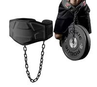 TAVIEW Nylon Dip Belt with Chain - Weighted Belt for Pull-ups, Adjustable Size for Men & Women