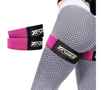 TAVIEW Occlusion Bands for Women Glutes & Hip Building, Blood Flow Restriction Bands BFR Bundle Booty Bands, Best Fabric Resistance Bands for Exercising Your Butt, Squat, Thigh, Fitness Pink Full